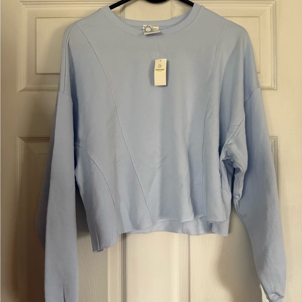 Aerie NWT light blue crewneck